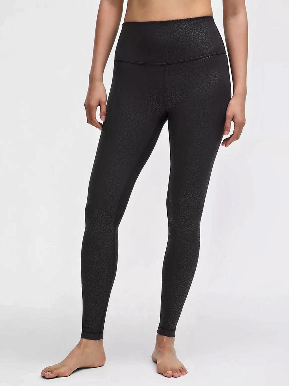 Lululemon Align High-Rise Pant 25" Leopard Emboss Black (NWT!)